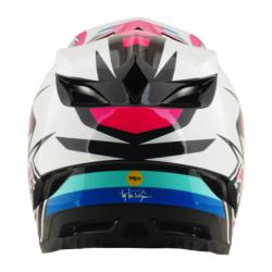 Каска full-face Troy Lee Designs D4 Polyacrylite MIPS Romaer Magenta